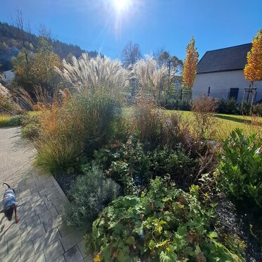 Okrasná záhrada so sezónnym efektom