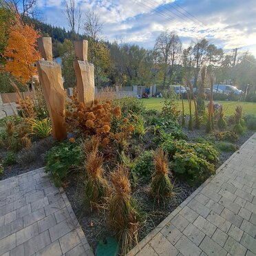 Okrasná záhrada so sezónnym efektom