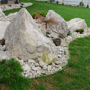 Okrasné záhrady s kameňov