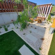 Záhrada v mestskej radovej zástavbe - realizácia záhrady